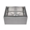 Amgood Stainless Steel Floor Mop Sink 24in x 24in x 13in 304 Stainless Steel SINK MS-242413